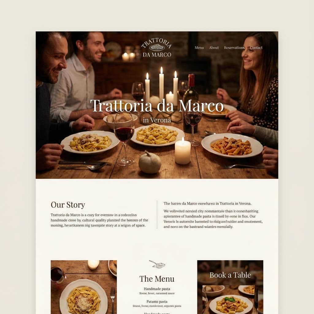 Anteprima del progetto Trattoria Veronese